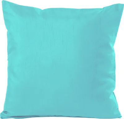 Produktbild von Kissenhülle Wildseide Optik uni 60x60 cm türkis hell