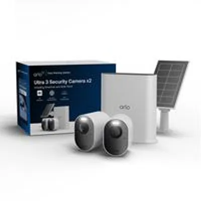 Produktbild von ARLO Ultra 3 Security Camera 2-cam kit + Solar Panel