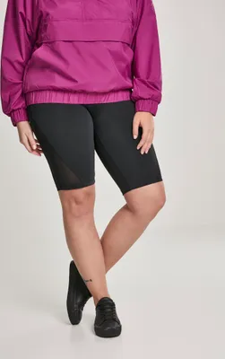 Produktbild von Urban Classics TB2638 | Ladies Tech Mesh Cycle Shorts XS bis 5XL - Farbe: Black - Größe: 5XL