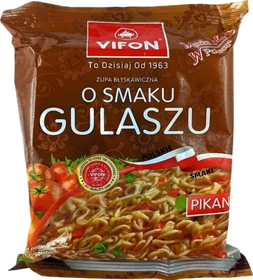 Produktbild von Vifon O Smaku Gulaszu Instant Nudeln 24er Pack (24 x 65g)