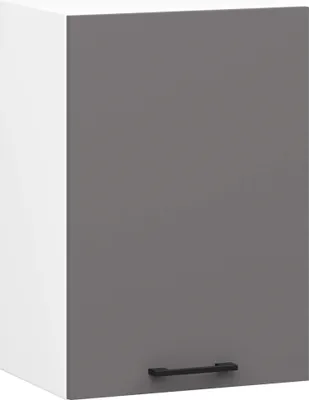 Produktbild von Küchen-Hängeschrank OLIWIA Weiß 40 cm Front Graphitgrau B40xH58xT30 cm