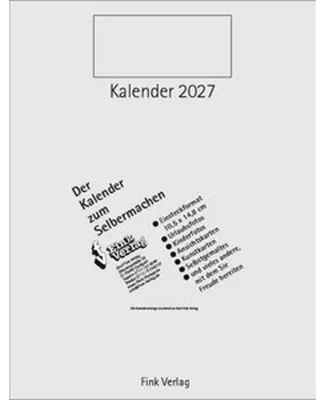 Produktbild von Kalender zum Selbermachen 2027