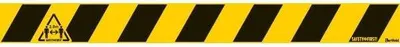 Produktbild von Tarifold T197858 Bodenmarkierung "Bitte 2 m Abstand halten" - 800 x 80 mm, gelb-schwarz