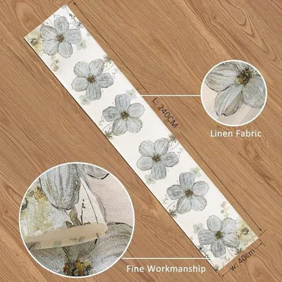 Immagine prodotto di Tovaglia in lino idrorepellente per interni ed esterni