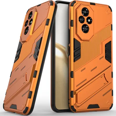 Produktbild von Armor Hülle für Honor 200 Hybrid PC TPU Bumper Stoßfestes Schutzhülle mit Standfunktion Weiß