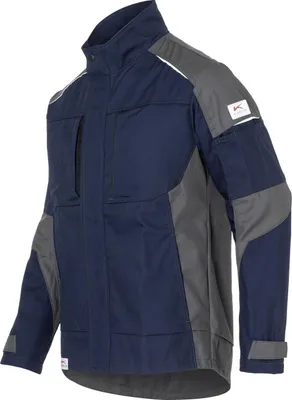 Produktbild von Kübler Activiq Baumwolle+ Jacke dunkelblau/anthrazit Gr. S