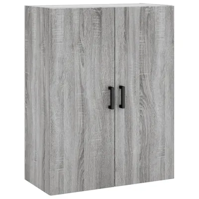 Image de Armoire murale sonoma gris 69,5x34x90 cm