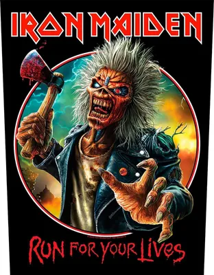Immagine prodotto di Iron Maiden Backpatch Run For Your Lives multicolore Standard