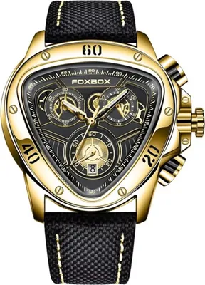 Produktbild von Uhr FOXBOX TR-34955 - Elegante Herrenuhr in Schwarz KP34955