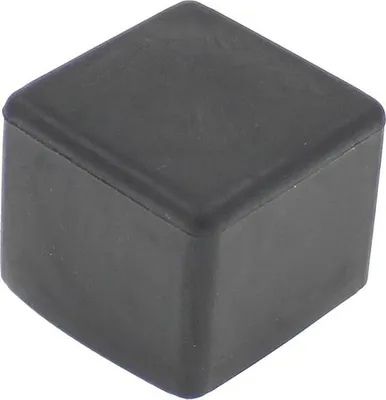 Produktbild von Quadratische Gummikappen – 30 mm – 16er-Set