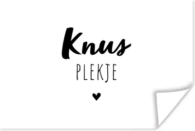 Produktbild von MuchoWow® Poster Zitate - Gemütliches Plätzchen - Garten - Text 120x80 cm - Bilder