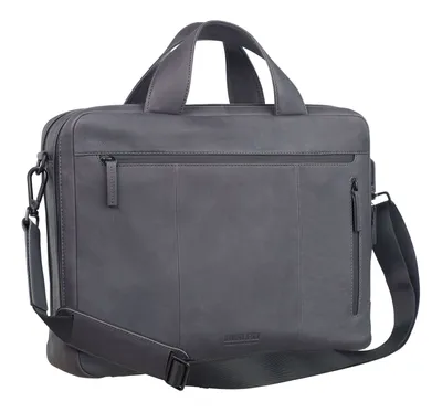Produktbild von LEONHARD HEYDEN Aktentasche Laptoptasche mit Laptopfach Den Haag Briefbag 2 Compartment Grey grau