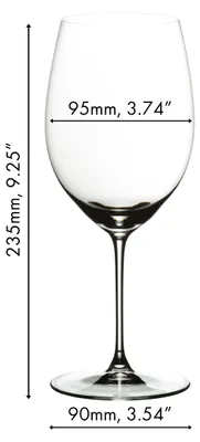 Zdjęcie produktu dla Riedel VERITAS BUY 4 COUNT 3 CABERNET/MERLOT A02/19 4 sztuki 544900098