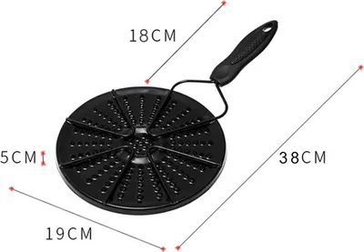 Image de Diffuseur de chaleur Outil de cuisine pour la maison Diffuseur de chaleur Accessoires Réducteur de flamme de sécurité Plaque de diffusion de chaleur