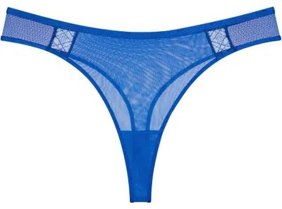Produktbild von Triumph Damen String Palina Cosmic Heartbeat String - ILLUMINES BLUE - Größe 44