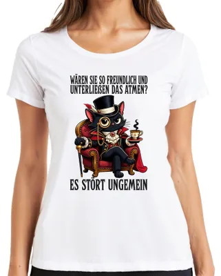 Productafbeelding van Kunt u alstublieft het "Sarkasme dames T-shirt, wit, maat S" niet bestellen?