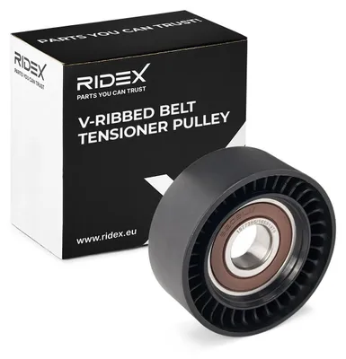 Produktbild von RIDEX 310T0497 Spannrolle Keilrippenriemen 65mm für FIAT Ducato Kastenwagen (250, 290) für FORD Kuga Mk2 (DM2) S-MAX (WA6) für VW für CITROËN