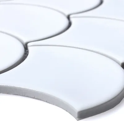 Produktbild von Keramik Mosaikfliesen Madison Weiss