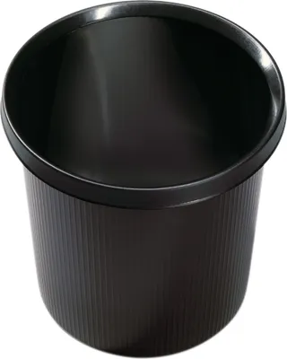 Produktbild von Papierkorb linear 18l schwarz Packung mit 5 Stück