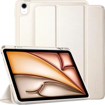 Produktbild von Schutzhülle für iPad Air M2 11 Zoll / Air 5 2022 / Air 4 2020 mit Stifthalter, Trifold Ständer, Weiche TPU Rückseite, Polarstern