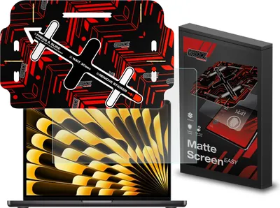 Produktbild von Matte Folie GrizzGlass MatteScreen Easy für Apple MacBook Air 13" 2023