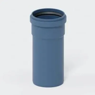 Produktbild von POLOPLAST Steckmuffenrohr, DN90, POLO-KAL NG, PP-MD, 90x150mm, blau, 1 Stk.