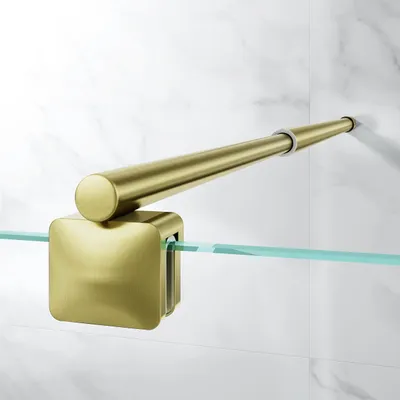 Obrázok produktu pre Teleskopická oporná tyč pre sprchovú stenu, 66,5–125,8 cm, nerezová oceľ