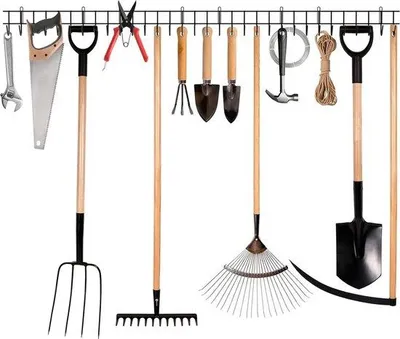 Produktbild von Famanu Wandmontage Werkzeugorganizer - Heavy Duty mit 32 Haken