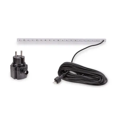 Produktbild von CLGarden Warmweiße Lichtleiste 30cm für Edelstahl Wasserfall EWE30, warm weiße Beleuchtung auch für Teich Springbrunnen Bachlauf