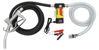 Imagen del producto de Bomba de combustible diésel autocebante, con una potencia de 200W, capacidad de bombeo de 45 litros por minuto, color