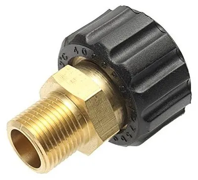 Zdjęcie produktu dla Adapter lancowy M22 żeński 3/8 cal męski mosiądz do karcher