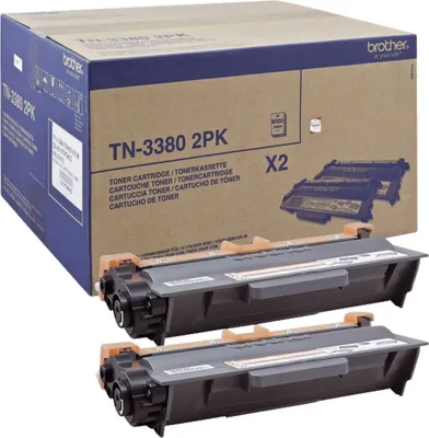 Image de Brother TN3380TWIN Brother TN-3380 Twinpack Toner schwarz