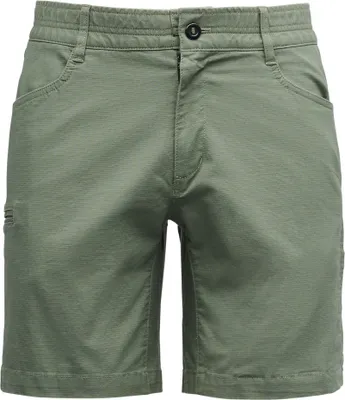 M Rocklock Shorts von Black Diamond in olivgrün; geeignet für Klettern und Bouldern.
