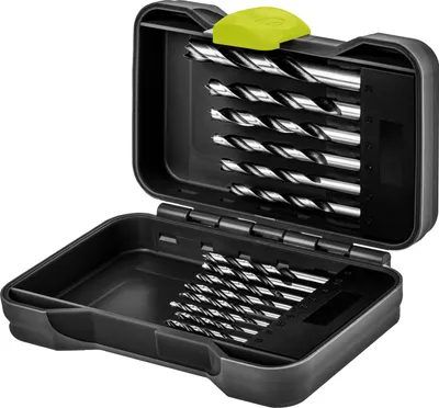 Produktbild von Holzbohrer-Set, 15-tlg. flexibles Werkzeug-Set in robuster Transportbox