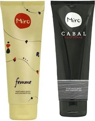 Produktbild von Miro FEMME Shower Gel 250 ml + CABAL Shower Gel 250 ml
