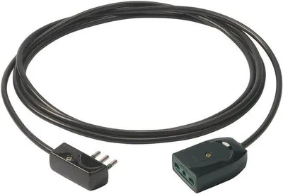 Productafbeelding van Verlengkabel 5 Meter met Platte Stekker - 3G1