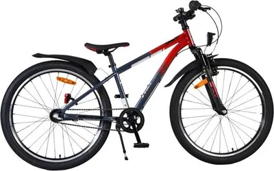 Produktbild von Volare XC Race Kinderfahrrad - 24 Zoll - Nexus 3 - Rot/Grau