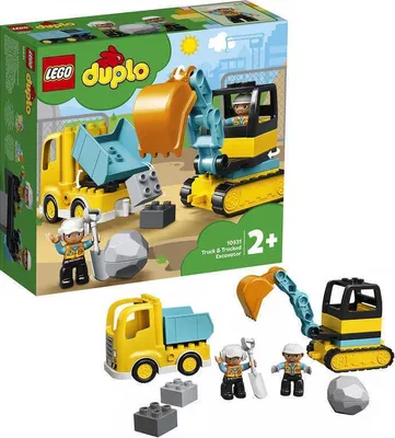 Obrázek produktu pro LEGO DUPLO Truck & Tracked Excavator Toy, Sada na stavění, 2 rok/roky, 20 kusů, 604 g