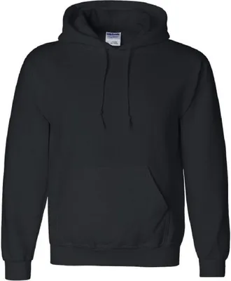 Produktbild von Gildan Heavyweight DryBlend Uni Kapuzenpullover / Hoodie / Kapuzensweater BC461 (L) (Schwarz)