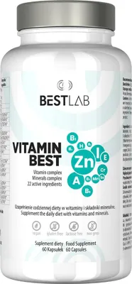 Zdjęcie produktu dla BESTLAB VitaMinBest (kompleks witamin i minerałów) 60 kapsułek