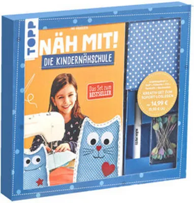Produktbild von Kreativ-Set: Näh mit! Die Kindernähschule