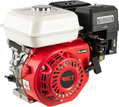 Productafbeelding van Benzinemotor - Viertaktmotor - Apparatuur Aandrijven - Luchtgekoeld - 7.5 pk - Rood