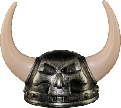 Produktbild von Wikingerhelm silbern mit Hörnern für Herren