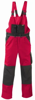 Produktbild von BIG Arbeitsschutz teXXor® Canvas (320 g/m²) Latzhose AMAZONAS rot/schwarz 8333