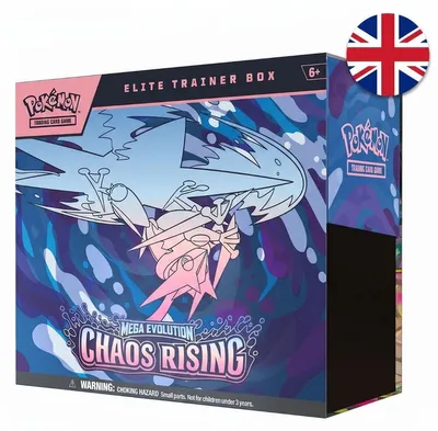Obrázek produktu pro Anglická verze: Sada karet Pokémon Megaevolution Chaos Rising, určená pro zkušené hráče