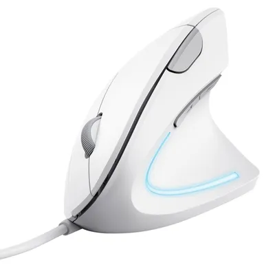 Produktbild von Verto Vertikale Maus Ergonomische Maus mit Kabel Ergonomisches Design USB Weiß