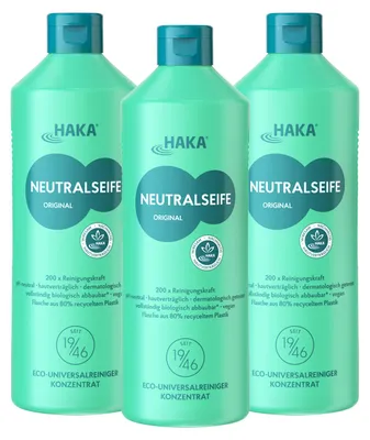 Produktbild von HAKA Neutralseife Original 3x1kg Universalreiniger für Haushalt, Garten & Auto