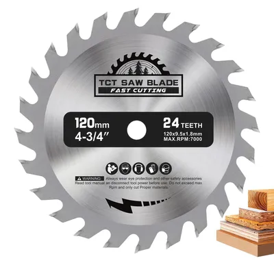 Productafbeelding van Zaagblad voor Hout - 120 mm, 24 Tanden, 1,8 mm Zaagbreedte