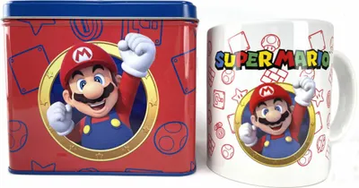 Zdjęcie produktu dla Kubek Super Mario Mario i skrzynka na gotówkę