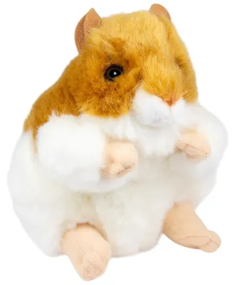 Produktbild von Carl Dick Hamster braun-weiß ca. 14cm Plüschtier, Stofftier, Kuscheltier 3821